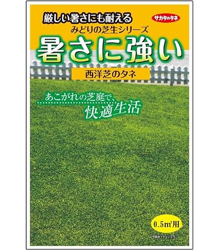 Amazon.co.jp: サカタのタネ みどりの芝生 暑さに強い西洋芝のタネ